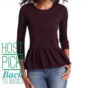 Loft Peplum Sweater